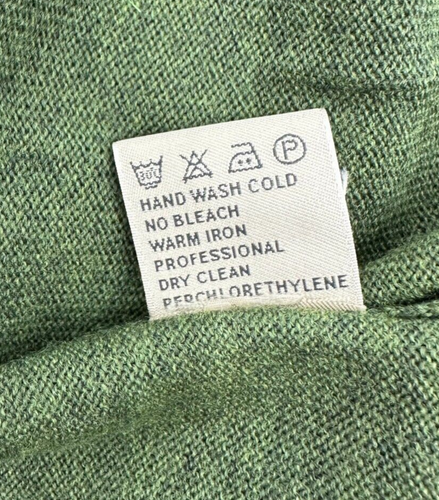 Peter Millar Mens Pullover V-Neck Knit Golf Sweater Large Green Merino Wool - Picture 13 of 15