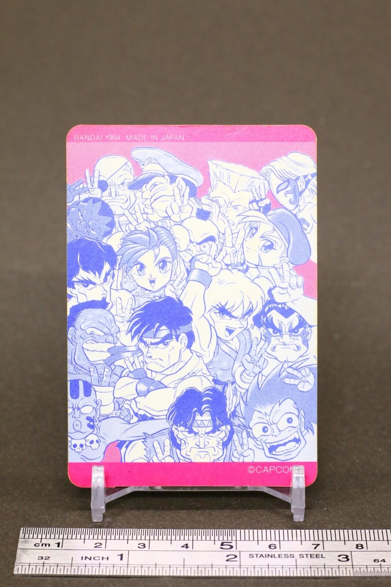 Special Member Street Fighter II 1994 #6 Holo Rare TCG Capcom