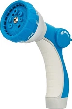 Garden Hose Nozzle Sprayer - Integrated Water Nozzle (Light Blue)