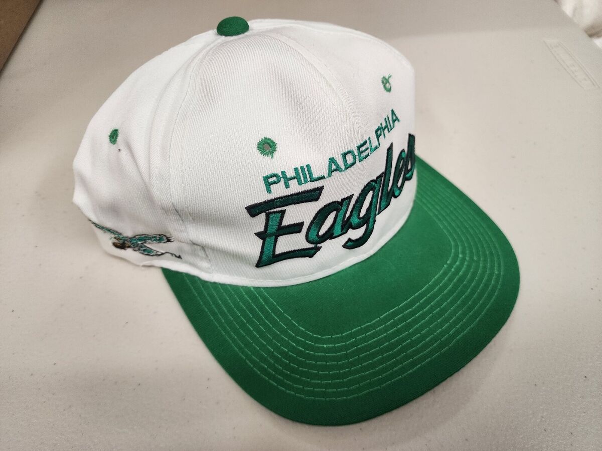 海外ブランド通販 公式サイト Eagles Philadelphia 90s Vtg Script Sports Hat Snapback 帽子