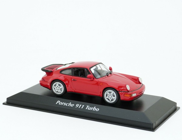 Porsche 911 Turbo 964 1990 Rot Red Rouge Maxichamps By Minichamps 940069102 1:43-image