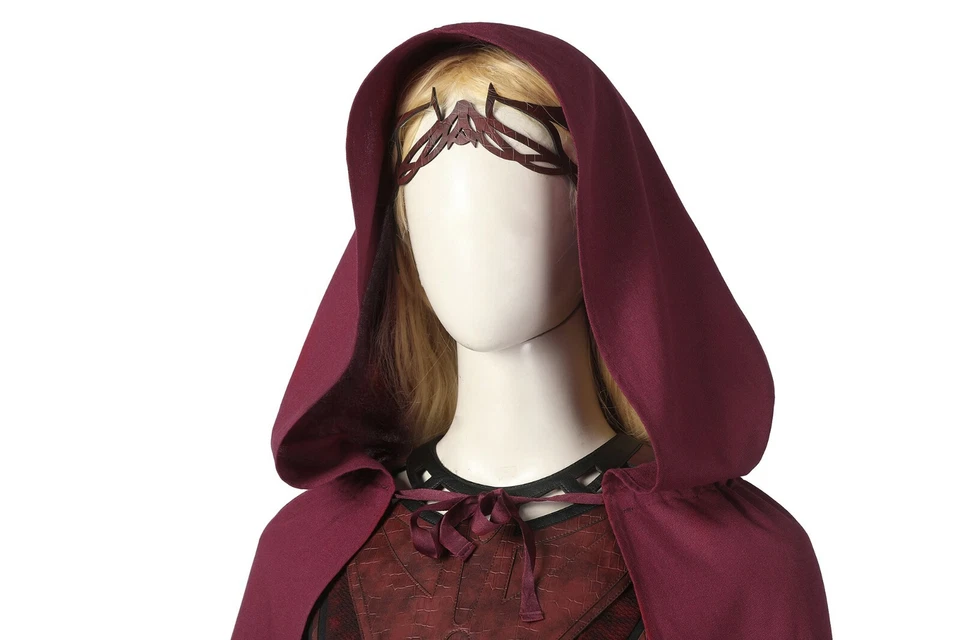 Nueva Llegada Escarlata Disfraz Cosplay Wanda Visión Bruja Rojo Prendas para la Cabeza Accesorios  Foto 2 de 3