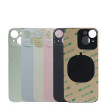 Big Hole Back Glass Cover For iPhone 15 Plus 14 Pro Max 13 12 Mini 11 X XS XR SE