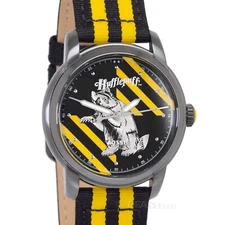 FOSSIL Limited Edition Harry Potter Hufflepuff Watch, Yellow Black, Mens Womens
