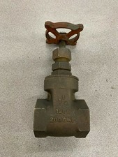 NEW NO BOX STOCKHAM B-103 BRASS GATE VALVE 1-1/4" NPT 125S 200 CWP