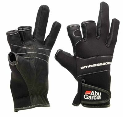 Abu Garcia New Stretch Neoprene Waterproof Gloves