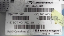 BCN164AB104J7 BI TECHNOLOGIES 164AB104 BI TECH 164AB104