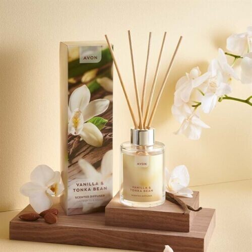 Avon Vanilla & Tonka Bean Candle, Scented Sachet, Wax Melts, Reed Difuser - Picture 3 of 7