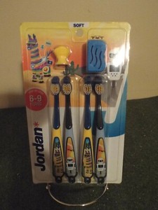 Jordan Soft 6-9 Years set of 4 toothbrushes