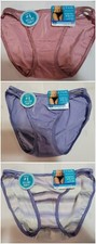 3 pr. Vanity Fair Illumination String Bikini 18108 Size 5/S NWT/Retail Packaging