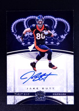 2017 Crown Royale Platinum Rookie Autographs #35 Jake Butt Auto