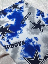 NFL Cowboys Football Cotton Fabric 27" x 44" Remnant Sewing Quilting 2022