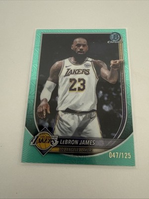 2025-26 Bowman -  LeBron James #BCV-121 Green Shimmer Refractor /125