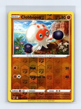 Carta Pokemon Clobbopus 100/185 Comune Vivid Voltage Reverse Holo leggermente giocata