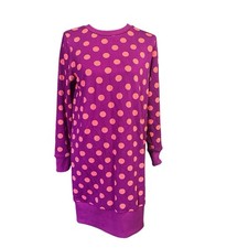 Victor Glemaud x Target Purple Pink Polka Dot Sweater Dress XS Chic