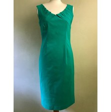 Roman Turquoise pencil dress 12 Sleeveless Stretch Summer Wedding