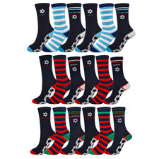 Boys kids Football Socks Manchester Liverpool Newcastle Childrens 6,12 Pairs