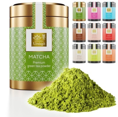Tea Uniqo   Premium Matcha Pulver   Ideal zum Trinken, extrafein   Matcha Tee...