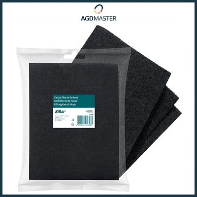 SILLAR Aktiv Kohlefilter Fettfilter universal zuschneidbar für Dunstabzugshaube
