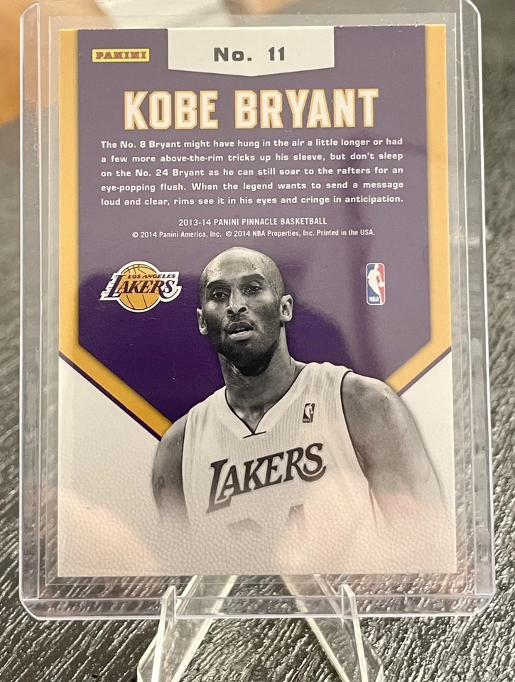 Kobe Bryant Lakers 2013-14 Panini Pinnacle Basketball - Jamfest #11 - Image 2 of 2