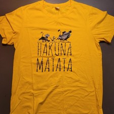 Disney Lion King Hakuna Matata T-shirt Youth Large Preowned VGC