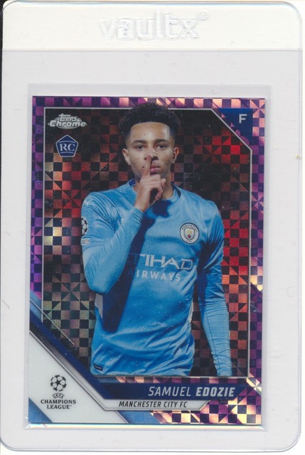2021-22 Topps Chrome UCL Purple Samuel Edozie X-Fractor /3