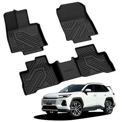 Floor Mats for 2026 Toyota RAV4 Hybrid (Not for PHEV)All Weather TPE Floor Liner