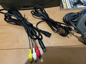 SEGA Saturn Console Gray Color & Controller with games Japan 1228