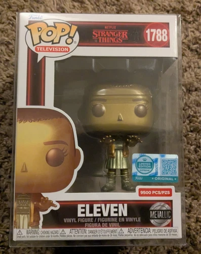 Funko Pop Eleven Gold 9500 Target Metallic Supreme Figure #1788 Stranger Things