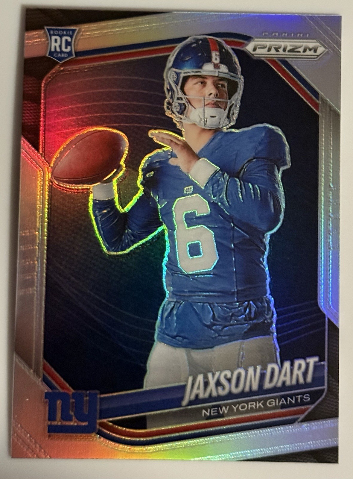 2025 Panini Prizm - Rookie Variation Jaxson Dart #430 Silver Prizm (RC)