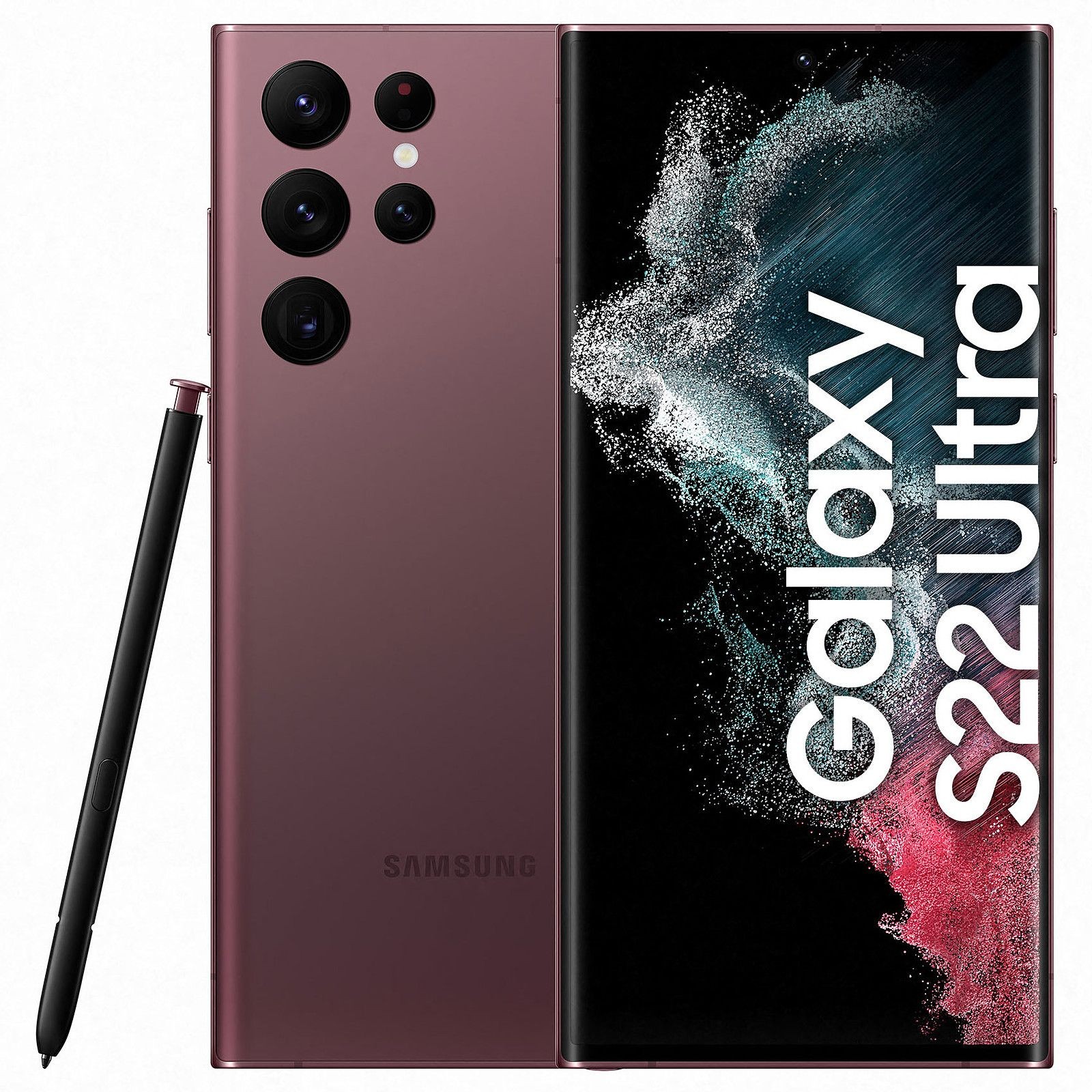 SAMSUNG Galaxy S22 Ultra 5G 256 Go Bordeaux Reconditionné Très bon état