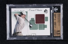 2002 SP Authentic Course Classics Golf Shirts Mike Weir #CC-MW BGS 9.5 GEM MINT