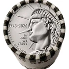 1776-2026 D Semiquincentennial Enduring Liberty Half Dollar Roll. Uncirculated