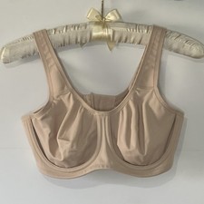 Wacoal Simone Sport Underwire Beige 34C 855170 Active Running Workout Yoga
