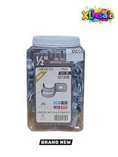 Halex Universal 1/2 in. 1-Hole Strap (75-Pack)