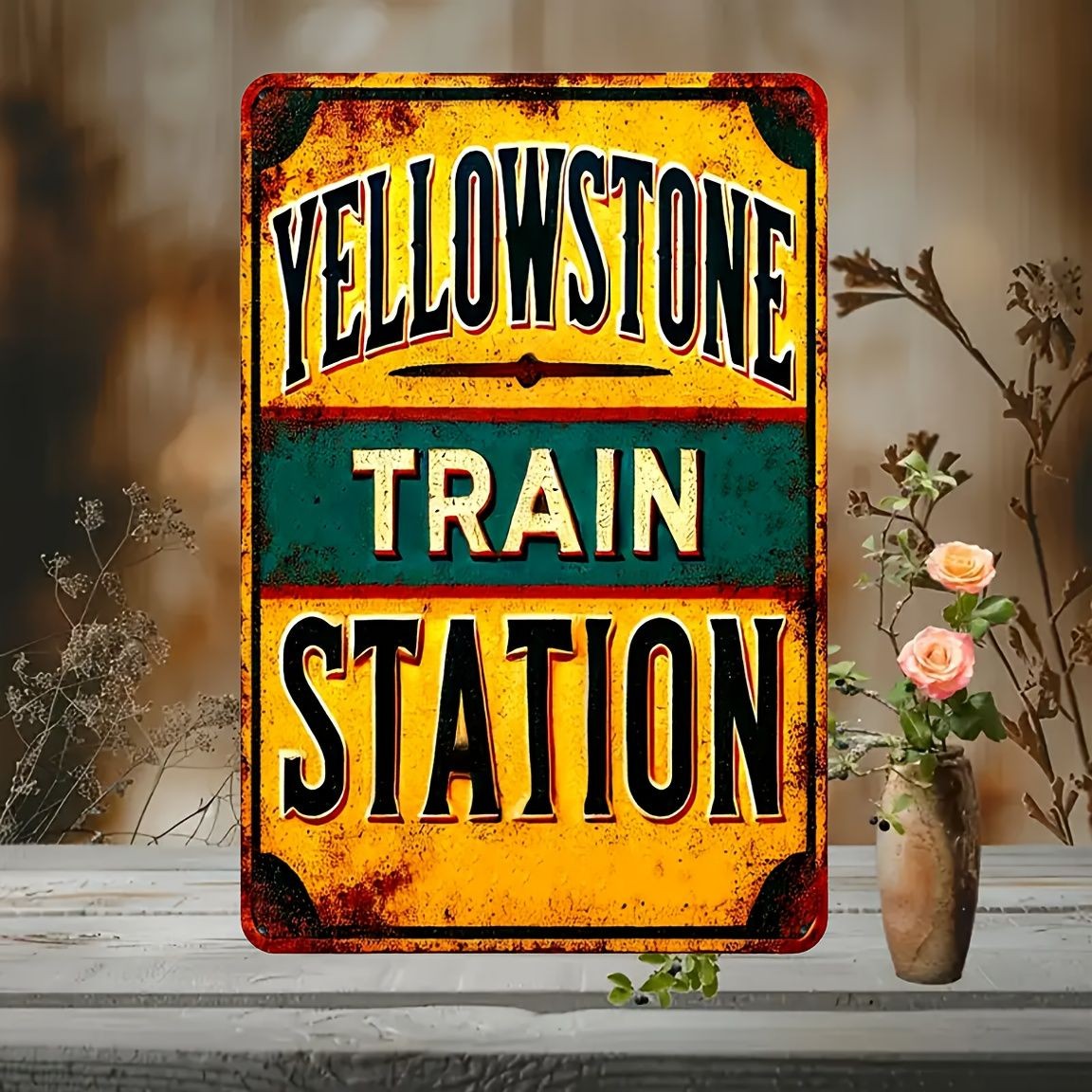 [Buy 2 Get 1 Free]Vintage Retro Metal Tin Signs Wall Decor B