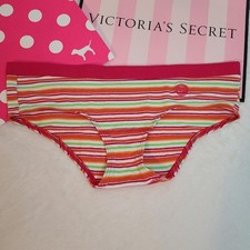 Rare VTG Victoria's Secret Stretch Cotton Low Rise Hiphugger Panty Size Sm