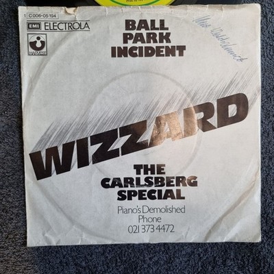  Wizzard   Ball Park Incident / The Carlsberg  Vinyl, 7'',45 RPM, Single D Mint-