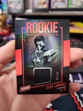 Eloy Jimenez 2019 Panini The National Rookie Memorabilia Rapture Blue #EJ /15