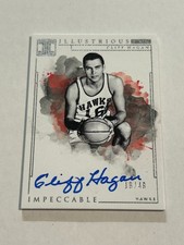 2018-19 Panini Impeccable Cliff Hagan 19/49 Illustrious ON Card Auto E1