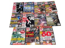 Vintage Video Game Magazine Lot Of 11 PC Gamer Magazines 2001