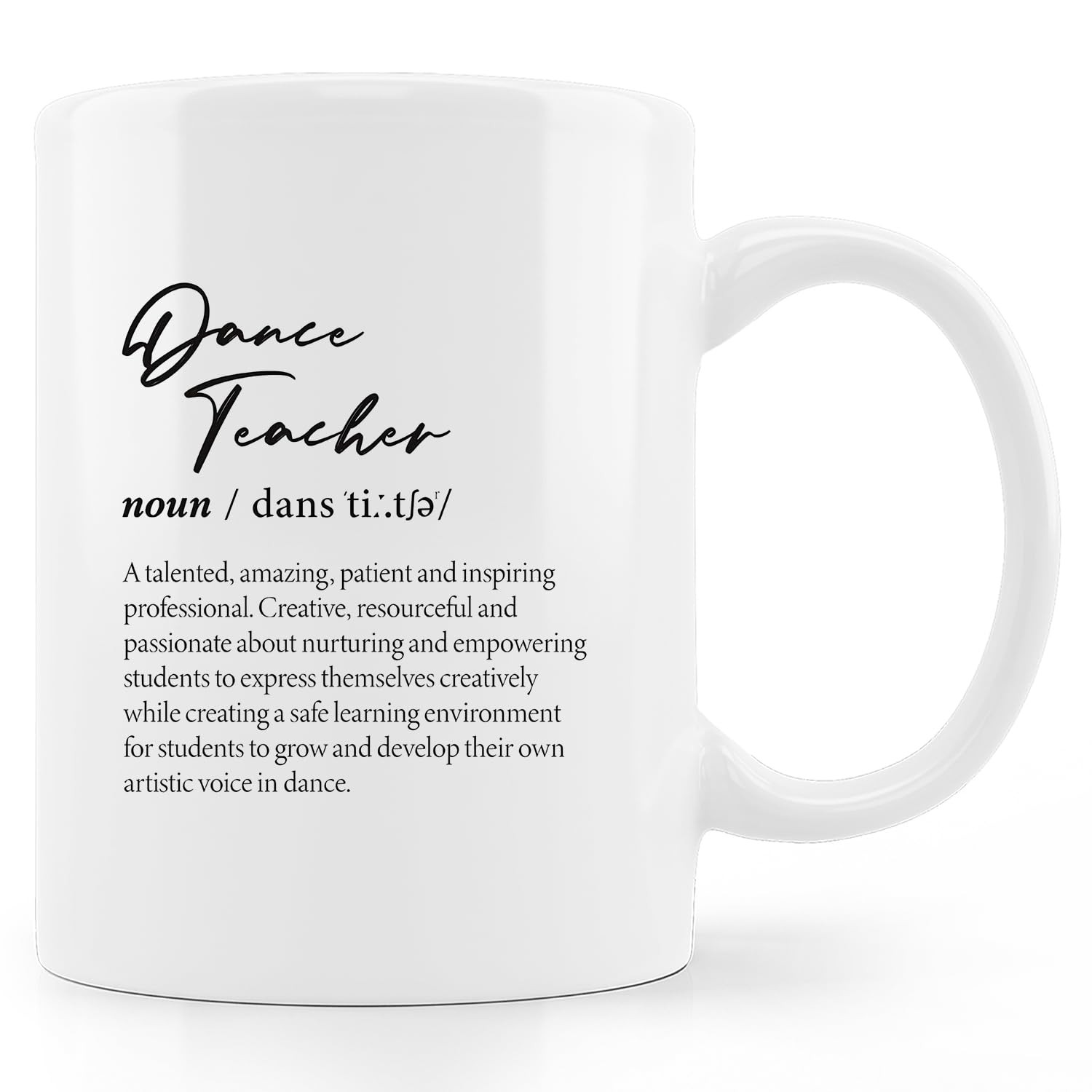 Taza de café para profesor de baile, regalos para profesor de baile, los mejores regalos de Navidad para profesor...