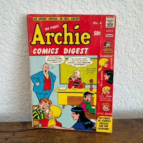 Lot of 4 Vintage Archie Comics Digest Paperback Books Book Number 1 Is Included - Picture 5 of 17