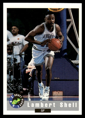 1992-93 Classic Draft Lambert Shell #90 Bridgeport Purple Knights NBA Basketball