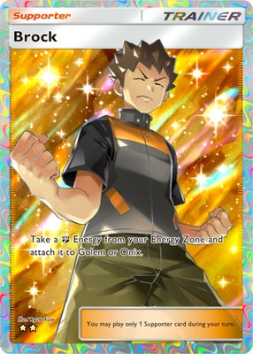 #ad Pokemon Pocket TCG Trading Card Game 2 Star Full Art Brock Genetic Apex DIGITAL $5.99