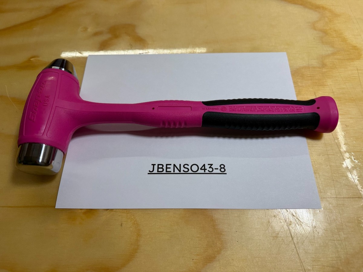Snap-on Tools NEW ELECTRIC PINK 32oz / 900g Soft Grip Dead Blow