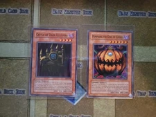 YUGIOH CASTLE OF DARK ILLUSIONS + PUMPKING THE KING OF GHOST MRD COMMON UNLIMIT 
