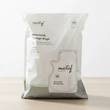 Motif Medical Breastmilk Storage Bags 8 oz 100ct Leak Proof Freezer Safe Pouch