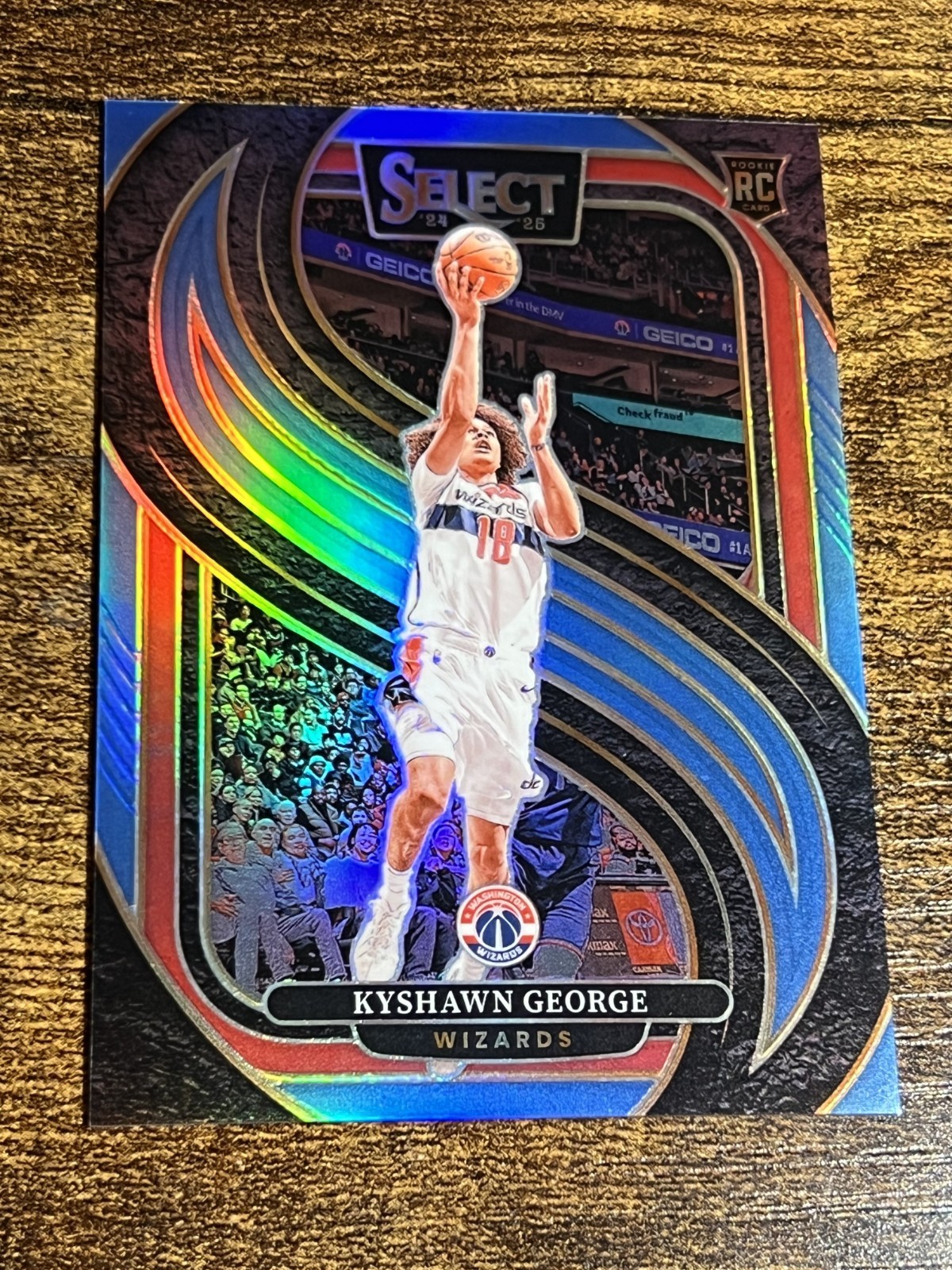 KYSHAWN GEORGE 2024 Panini Select Light Blue Prizm /299 #177 Rookie Premier