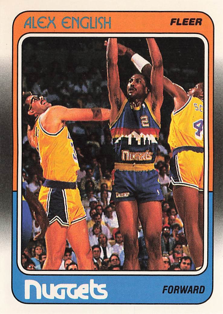 1988-89 Fleer #34 Alex English